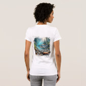 Worn Calm | ヒメマス 川 Tee Tシャツ (裏面フル)