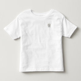 Worn Calm Buck Logo Toddler Tee — クレヨンの鹿アート トドラーTシャツ