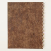 Worn Leather with Gold Frame プランナー手帳 (裏面)