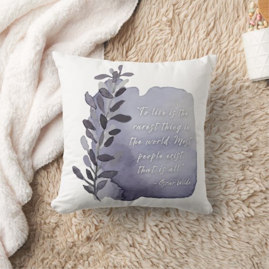 Worn Pillow for When Existing Feels Like Enough クッション (ブランケット)