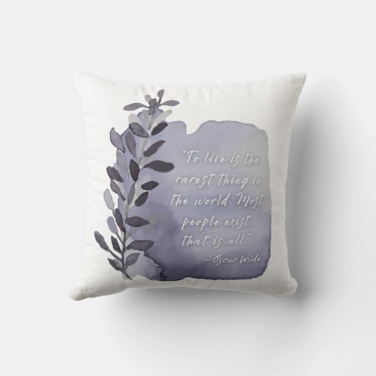 Worn Pillow for When Existing Feels Like Enough クッション (裏面)