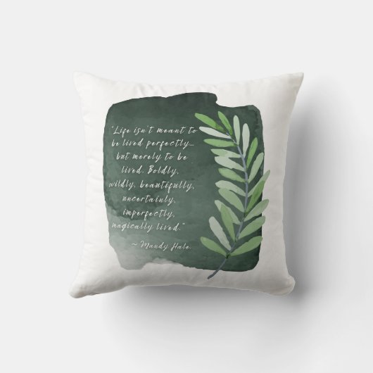 Worn Pillow for When “Lived” Feels Like Enough クッション (裏面)