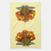 Worried Turkey Thanksgiving  キッチンタオル (縦)