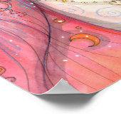 Worry 12 x 16ポスターガールコンテンポラリーファンタジーアート ポスター (角)