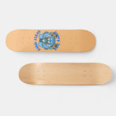 WORRY LESS SKATE MORE TIGER edition              スケートボード (横)