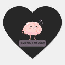 Worrying Is My Cardio – 面白い不安デザイン