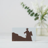 Worse Western名刺にマウントされたCowboy 名刺 (スタンド正面)