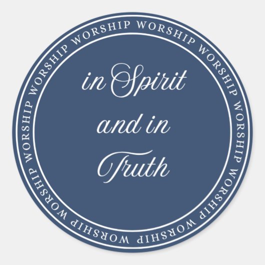Worship - Flush Seal ラウンドシール (正面)