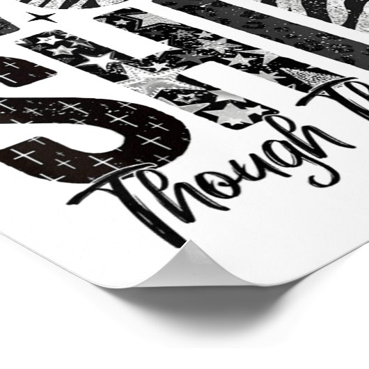 Worship Through The Worry Insrational Religious Ch ポスター (角)