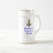 Worshipfulマスターのギフトステイン ビールジョッキ (正面右)