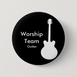 WorshipTeamのギターのバッジ 缶バッジ