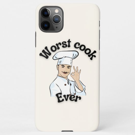 Worst cook iPhoneケース (裏面)