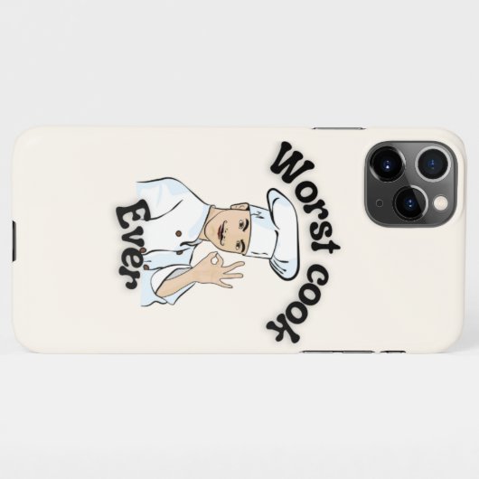 Worst cook iPhoneケース (裏面横)
