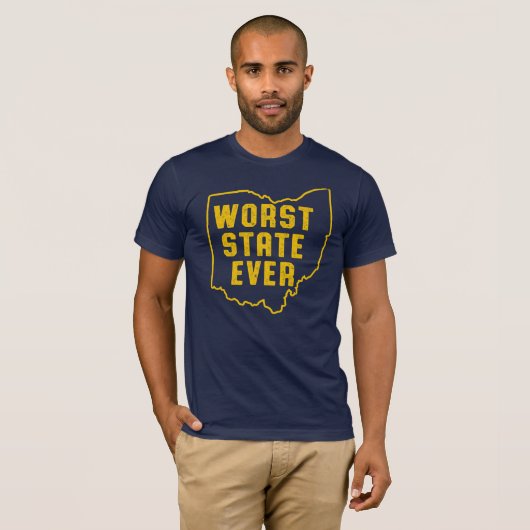 Worst State Ever Tシャツ (正面フル)
