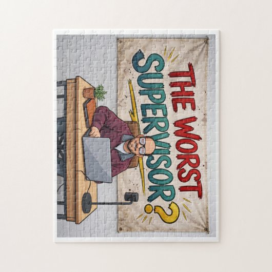 Worst Supervisor? Puzzle ジグソーパズル (縦)