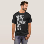Worst White Elephant Gift Ever Men Women Funny Chr Tシャツ (正面フル)