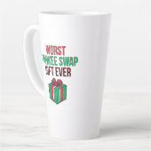 Worst Yankee Swap Gift Ever カフェラテマグ (左アングル)