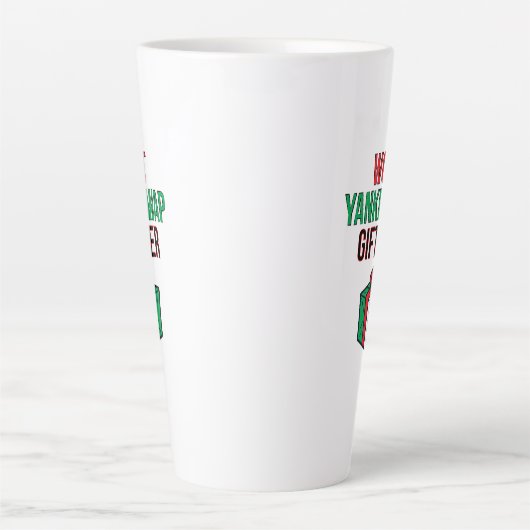 Worst Yankee Swap Gift Ever カフェラテマグ (正面)