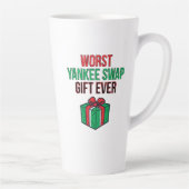 Worst Yankee Swap Gift Ever カフェラテマグ (右)
