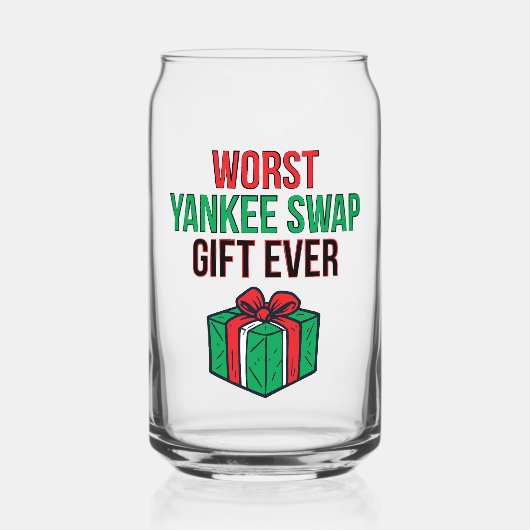 Worst Yankee Swap Gift Ever ガラス缶 (正面)
