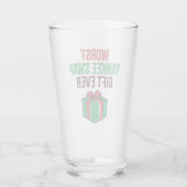 Worst Yankee Swap Gift Ever タンブラーグラス (裏面)