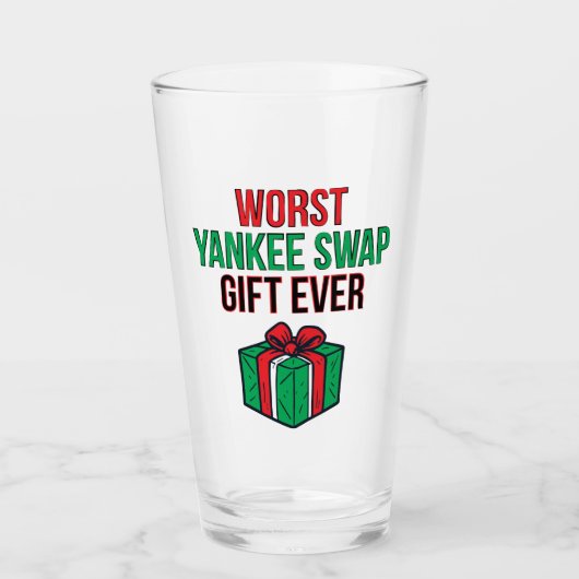 Worst Yankee Swap Gift Ever タンブラーグラス (正面)