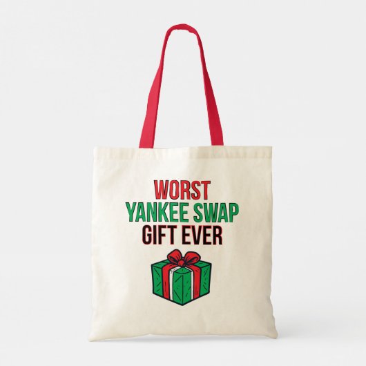 Worst Yankee Swap Gift Ever トートバッグ (裏面)