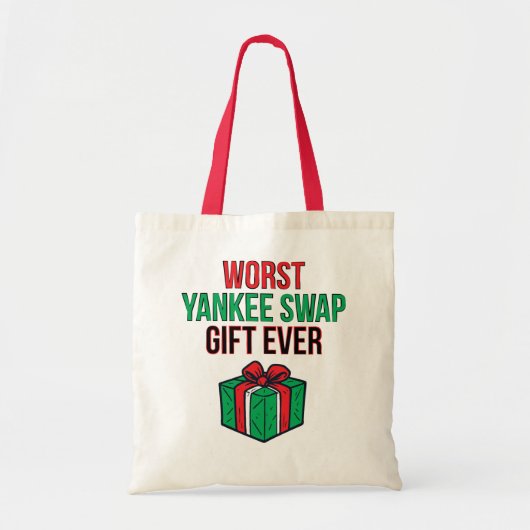 Worst Yankee Swap Gift Ever トートバッグ (正面)