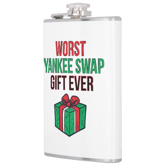 Worst Yankee Swap Gift Ever フラスク (左)