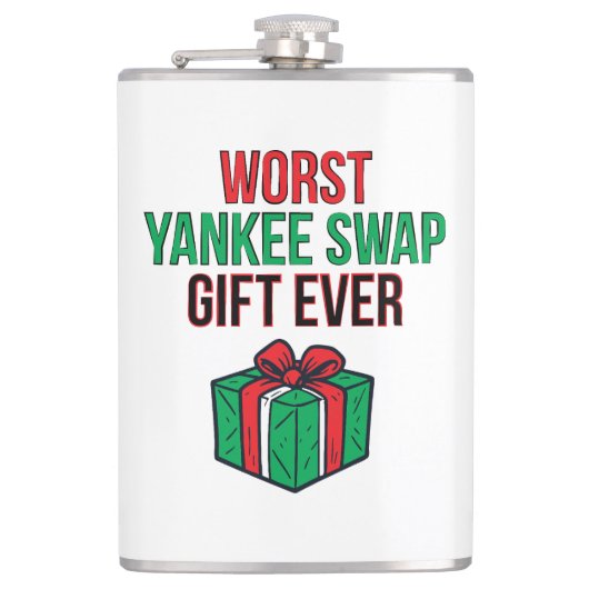 Worst Yankee Swap Gift Ever フラスク (正面)