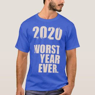 Worst year ever 70s blue family tシャツ