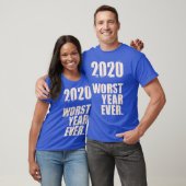 Worst year ever 70s blue family tシャツ (ユニセックス)