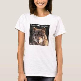 Worth It Wolf(軽い)Tシャツ Tシャツ