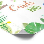 Worth the Wait Adoptionのパーティーカスタムサイン ポスター (角)