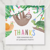 Worth the Wait Adoptionパーティの招待状 フェイバータグ (裏面)