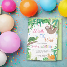 Worth the Wait Adoptionパーティの招待状