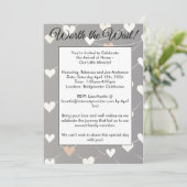 Worth The Wait Adoption Baby Shower Invitation 招待状 (スタンド正面)