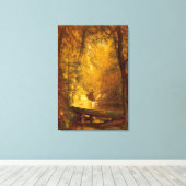 WORTHINGTHON WHITTREDGE – マスのプール – 1870 - キャンバスプリント (インサイチュ (ウッドフロア))