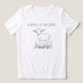 Worthy Is the Lamb Christian Religious T-Shirt トライブレンドＴシャツ
