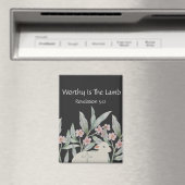 Worthy Is The Lamb Rectangle Magnet マグネット (インサイチュ (食洗機))