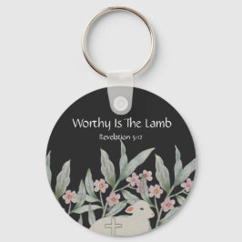 Worthy Is The Lamb Round Keychain キーホルダー