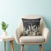 Worthy Is The Lamb Square Throw Pillow クッション (椅子)