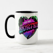 Worthy Mug – 自己やる気を起こさせる肯定コーヒー マグカップ (左)