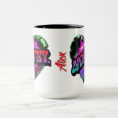 Worthy Mug – 自己やる気を起こさせる肯定コーヒー マグカップ (中央)