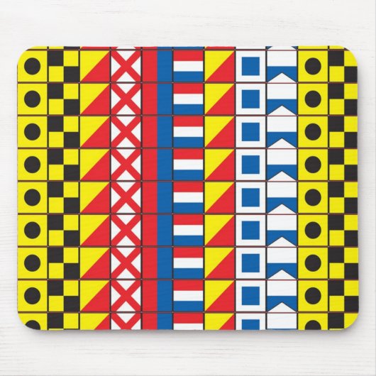Worthy_Signalの旗のmousepadを見て下さい マウスパッド (正面)