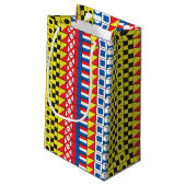 Worthy_Signal Flags pattern_I love to sail2を参照 スモールペーパーバッグ (裏面アングル)