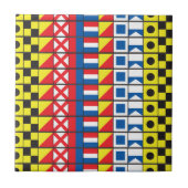 Worthy_Signal Flags pattern_I Love to sail タイル (正面)