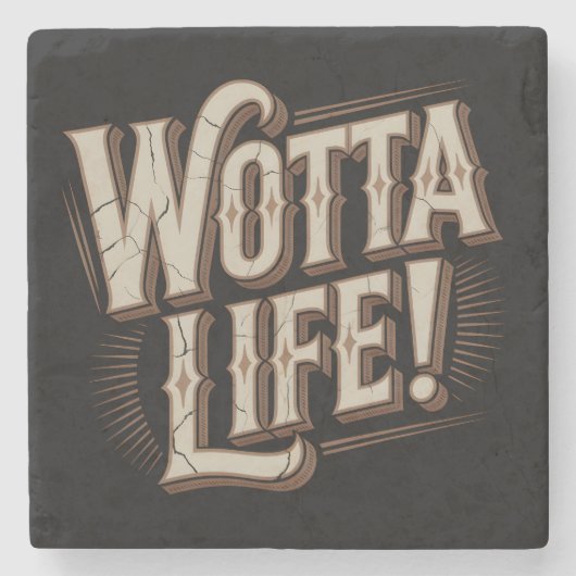 Wotta Life Coasters ストーンコースター (正面)