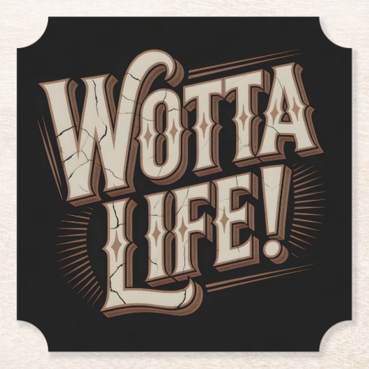 Wotta Life Coasters ペーパーコースター (正面)