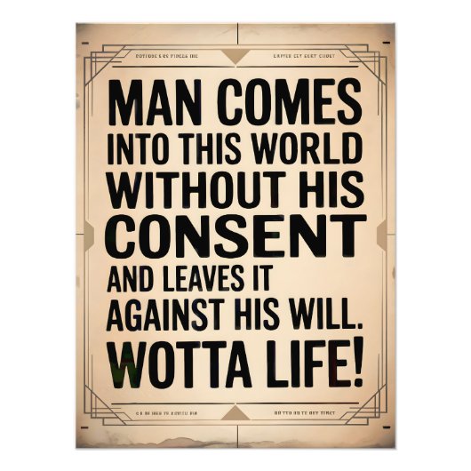  Wotta Life - Entering and Exiting フォトプリント (正面)